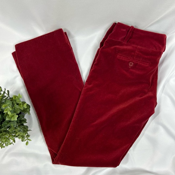 The Limited Pants - The Limited | Red Velvet Pants Bootcut Cassidy Fit Women’s Size 4